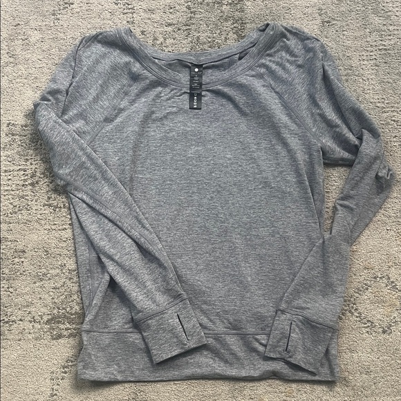 Yogalicious Heather Gray Women's Sweatshirt - Picture 1 of 6